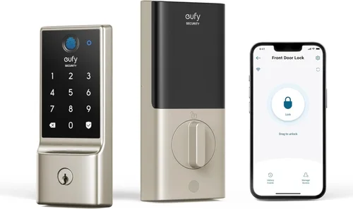 Vista 10 de eufy Security Smart Lock C220, cerradura de puerta de entrada sin llave
