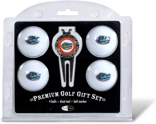 Vista 7 de Team Golf NCAA Unisex-Adult Team Golf NCAA Regulation Size Golf Balls (4 Count) & Divot Tool with Removable Double-Sided Magnetic Marker Cincinnati