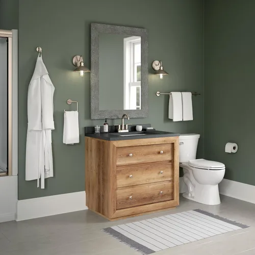 Vista 4 de Delta Trinsic (1 paquete) Ganchos para toallas Brilliance de acero inoxidable individuales para baño montados en la pared para batas y toallas