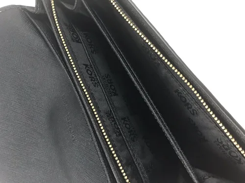 Vista 4 de Michael Kors Jet Set - Cartera de piel con solapa delgada