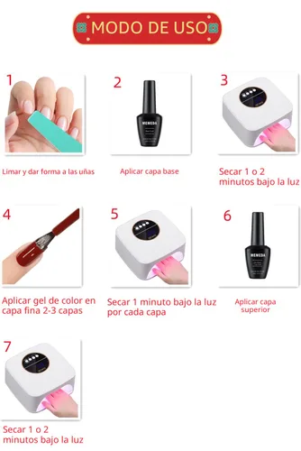 Vista 5 de MEMEDA Esmalte de uñas de gel, laca de uñas LED semipermanente, esmalte de uñas blanco lechoso nude, 0.5 onzas líquidas Negro