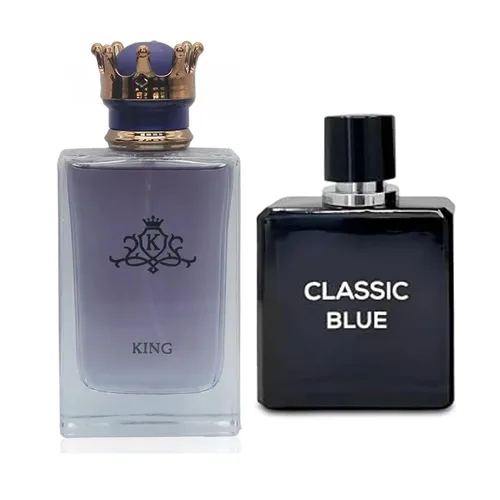 Vista 22 de King&1 Billion Lucky Men Colonia Set Eau De Parfum Spray para hombres, notas afrutadas enriquecidas por una fuerte fragancia a base de madera, ideal