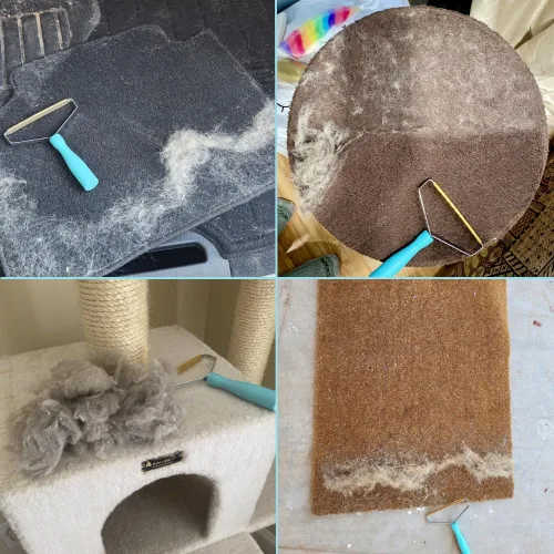 Vista 8 de Uproot Clean Pro - Herramienta de depilación de mascotas, borde multitela, rastrillo de alfombra Reusable Special Dog Hair Remover for Couch, Pet