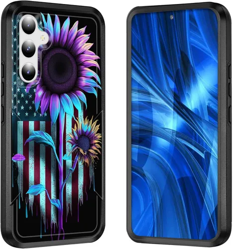 Vista 90 de para Galaxy A15 5G - Funda, [Prueba de caída de grado militar] Funda protectora resistente a golpes de uso pesado y resistente para Samsung Galaxy