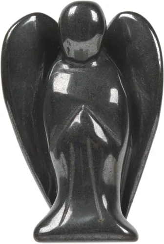 Vista 26 de Justinstones Estatua de Ángel de la Guarda de Gema Tallada en 7 Chakras, Ángel de la Paz en Bolsillo, 5 cm