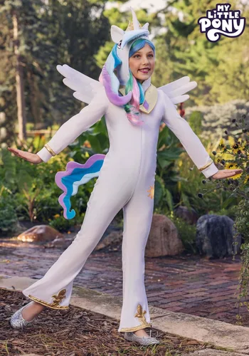 Vista 2 de Disfraz de princesa Celestia para niña