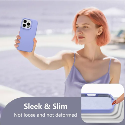 Vista 174 de Funda magnética de silicona para iPhone 13 Pro, color blanco antiguo [Compatible con Magsafe] [Forro de microfibra suave antiarañazos], funda