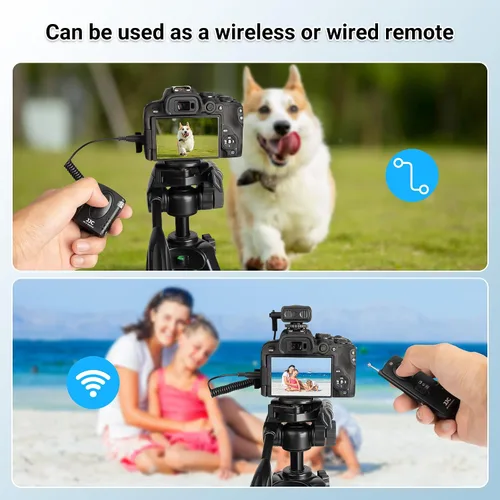 Vista 5 de JJC Control remoto inalámbrico de radio para Nikon Z6III Z6II Z7II Z5 Z6 P1100 P1000 Z7 D750 D780 D7500 D7200 D5300 D5600 D5500 D3300 D3200 D6 38 D6