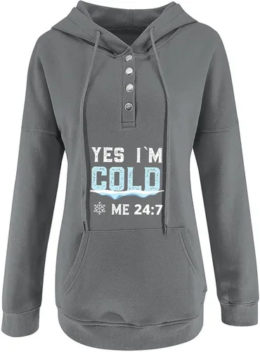 Vista 5 de Shusuen Sudaderas con capucha para mujer, con estampado retro, de moda, casuales, de manga larga, holgadas, con bolsillo