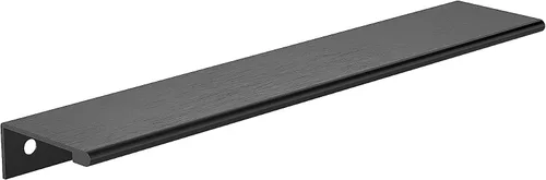 Vista 55 de Richelieu Hardware BP98982510 Lincoln Collection 1 pulgada (25 mm) de centro a centro Manija de tirador de borde de gabinete y cajón de aluminio