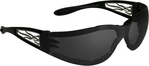 Vista 11 de Anteojos de sol con espuma, para motocicleta. Con diseño de llamas para hombres y mujeres