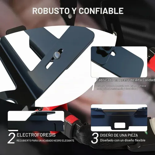 Vista 5 de ISOFIX - Soporte de interfaz universal para asiento de automóvil, kit de montaje de anclaje de asiento infantil ISOFIX con conector de cinturón