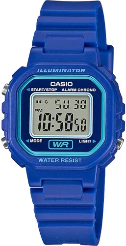 Vista 2 de Casio LA-20WH-2ACF Reloj clásico con pantalla digital y cuarzo azul para mujer AzulNegro Reloj de cuarzo