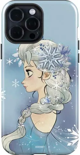 Vista 13 de Skinit Impact - Funda compatible con iPhone 15 Pro Max, diseño oficial de Disney Frozen II Elsa
