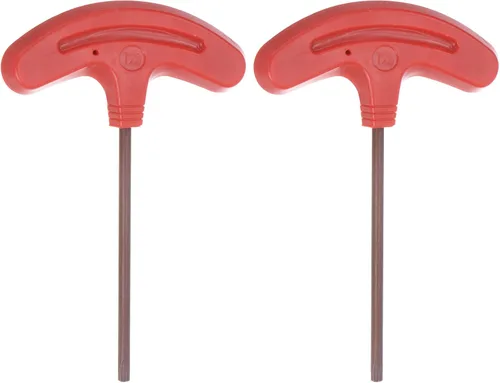 Vista 6 de HARFINGTON 2 unids Torx Destornillador T6 S2 Acero T Mango Estrella Llave Llave Llave para CNC Lather Tool Holder