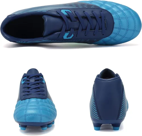Vista 3 de ASOCO DREAM Soccer Shoes Men's Firm Ground Soccer Cleats Outdoor Indoor Athletic Football Shoes Professional Futsal Training Sneakers
