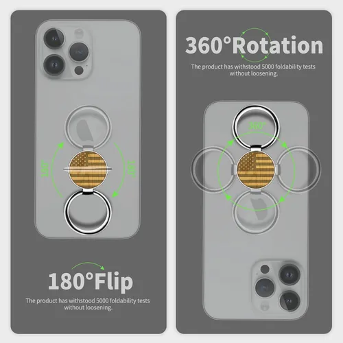 Vista 6 de Carveit Soporte de madera para teléfono celular, soporte de agarre para teléfono, compatible con Galaxy S24 Ultra S23 iPhone 16 Pro Max 13 14 15