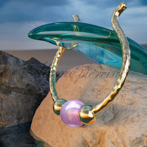 Vista 41 de Fake Opal Septum Rings