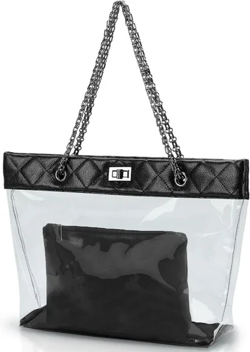 Vista 8 de MICOM Bolsa transparente Negro