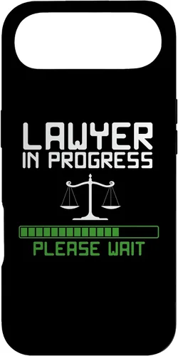 Vista 27 de Lawyer in Progress Scales of Justice Law School Student Case for iPhone 16