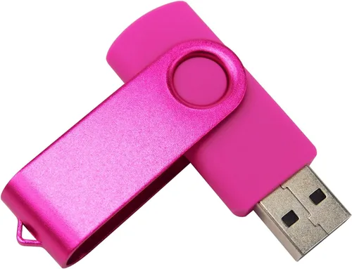 Vista 7 de Unidad flash USB de 1 GB (rosa)
