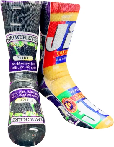 Vista 5 de KACOLOR Mens Crazy Funny Cool 3D Print Pattern Novelty Crew Tube Socks