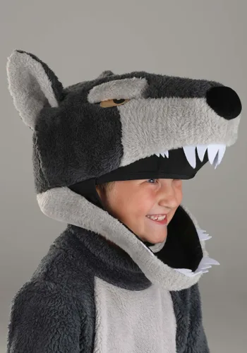 Vista 3 de Disfraz Wolf Jawesome para Niños Multicolor