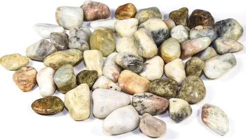Vista 16 de Guijarros de cabujón de amatista púrpura oscuro pulido natural brillante piedra preciosa de cuarzo cristal mineral Tumbled Stone especímenes