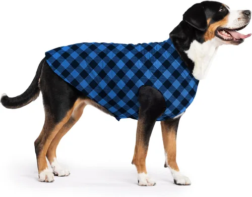 Vista 89 de Abrigo elástico de lana para perro, ropa suave y cálida para perro, suéter elástico para mascotas, lavable en lavadora, ecológico, para todo el año