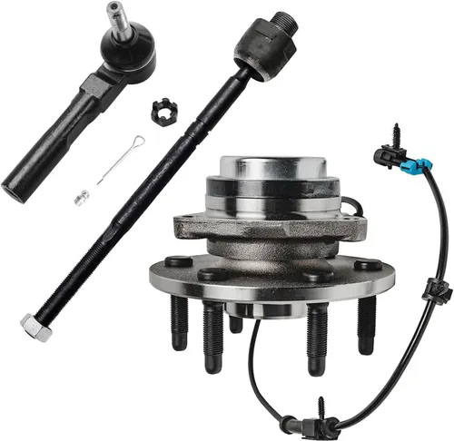 Vista 24 de Detroit Axle - Kit de suspensión delantera 4WD para Nissan Frontier Pathfinder Xterra, 2 cubos de rodamientos de ruedas, 2 brazos de control