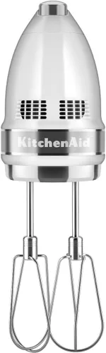 Vista 2 de Batidora de mano KitchenAid de 9 velocidades - KHM926, color blanco