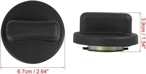 Vista 3 de X AUTOHAUX Tapa de llenado de depósito de combustible Tapa de gas para Mercedes-Benz Clase A 1997-2004 para BMW 318i 320i 323i 325i 530i 1404700005