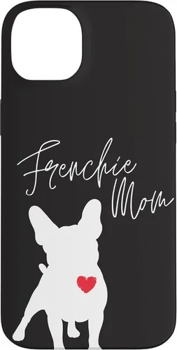 Vista 15 de Frenchie Mom French Bulldog Black Case for iPhone 17