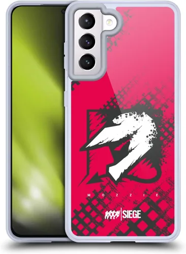 Vista 9 de Head Case Designs Officially Licensed Tom Clancy's Rainbow Six Siege Bandit Icons Gel Case [Military Grade Protection] Compatible with Samsung