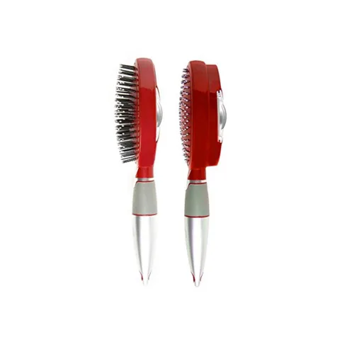 Vista 7 de Cepillo para limpiar el cabello, desenreda, cepilla o peina fácilmente, cepillo retráctil para cabello seco o húmedo, niños y adultos por Qwik