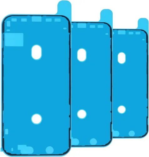 Vista 2 de Tiras adhesivas de repuesto para iPhone 11 (6.1 pulgadas), marco de carcasa frontal, impermeables, precortadas (para iPhone 11, negro)