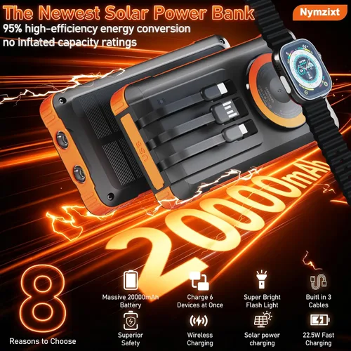 Vista 3 de Banco de energía solar 20000 mah