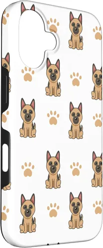 Vista 3 de Funda con diseño de pastor alemán para iPhone 16