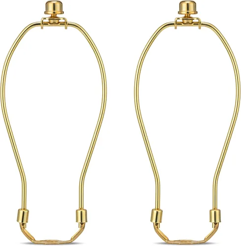 Vista 23 de Kit de soporte de arpa de lámpara de 8 pulgadas con remate y base de sillín desmontable de alta resistencia, juego de 2 accesorios de iluminación