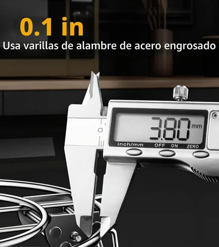 Vista 6 de Ugotit Estante redondo de vapor para ollas, salvamanteles ajustables