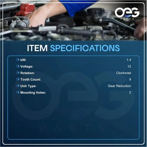 Vista 3 de Parts Player motor de arranque para Buick Chevy GMC Olds Pontiac Saturn 2.2 I4 3.1 3.4 3.5 V6 97-04