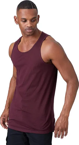 Vista 20 de Remera informal de jersey, sin mangas, lisa, básica (talles hasta 3XL, varios colores), para hombre.