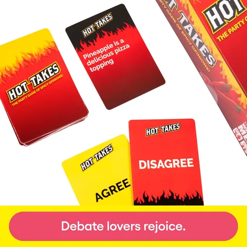 Vista 5 de WHAT DO YOU MEME? Hot Takes - El juego de fiesta de opiniones picantes - Juegos de fiesta para adultos y regalos divertidos para adultos