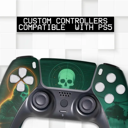 Vista 257 de Battman Custom PS-5 Controller Wireless compatible with Play-Station 5 Console by BCB Controllers Proudly Customized in USA with Permanent