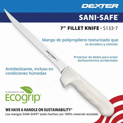 Vista 4 de dexter-russell (S133 – 7pcp) – 7" cuchillo de filete – sani-safe Series