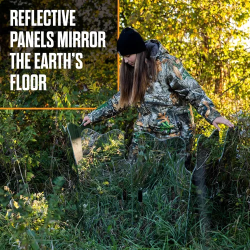 Vista 4 de GhostBlind Phantom Extender Bundle Kit, Hunting Blinds and Hunting Accessories, Includes Hunting Blind, Height Extenders, Stakes, Tie-Downs, Bungee