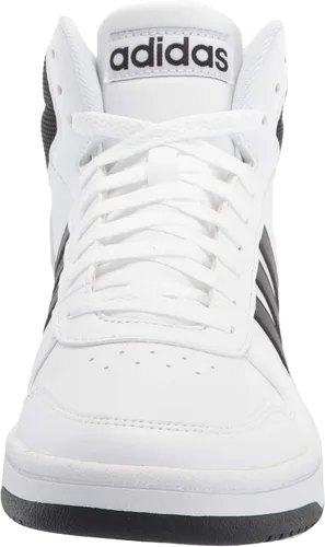 Vista 2 de adidas Hoops 2.0 Mid - Tenis de baloncesto para hombre, Blancotintaescarlata