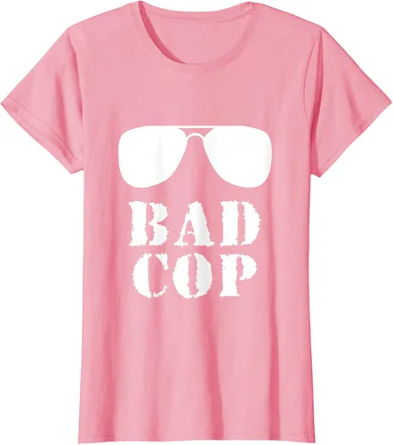 Vista 16 de Bad Cop Funny Police - Camiseta a juego para padre e hijo, Negro, S