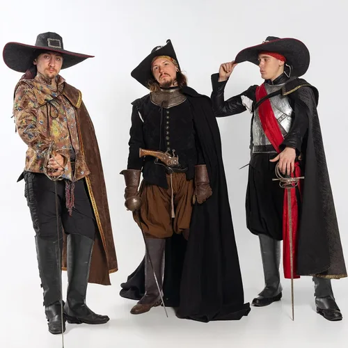 Vista 4 de NUMJAW Fundas para botas de disfraz de gato con botas, cubiertas para botas de pirata, fundas de botas medievales vikingos Jedi, fundas de botas