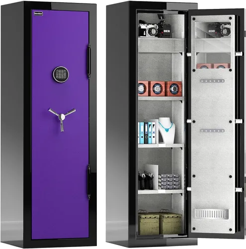 Vista 14 de Caja fuerte ignífuga con bloqueo digital – Caja fuerte grande resistente de 8.12 pies cúbicos para el hogar, la oficina y los negocios Diseño